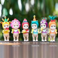 Lindo coleccionable Kawaii dibujos animados bebé muñeca figura Gach juguete conjunto para niños y coleccionistas caja ciega sorpresa huevo relleno juguete