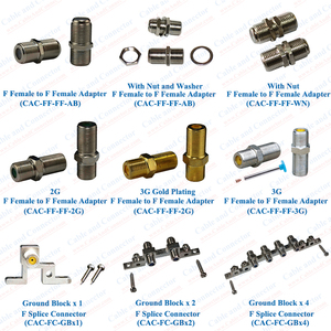 Sản xuất chéo loại 4 cổng <span class=keywords><strong>f</strong></span> nữ Coax <span class=keywords><strong>Adapter</strong></span> - Product Image 2
