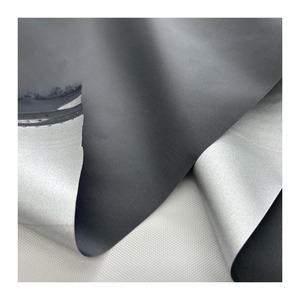 100Polyester Chất liệu vải không thấm nước bạc PU tráng Polyester taffeta 180T 190t 210t cho ngoài trời - Product Image 3