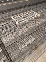 Nouvelle cage à cailles de type H à haute capacité, alimentée par batterie, automatique, pour l'élevage de poulets de chair et de volailles en ferme avicole