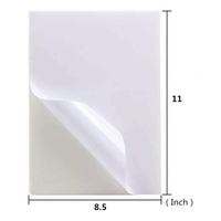 Étiquettes en feuille adhésive A4 Feuille de 8.5x11 pouces avec 12up 30UP Compatible avec les autocollants d'imprimante laser et jet d'encre pour la barre d'expédition