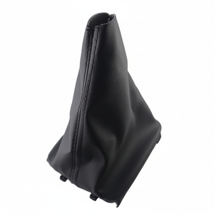 Polaina de cambio de marchas de cuero negro OEM 7588.PC compatible con Peugeot 206 y 206 + perilla de cambio de coche - Product Image 2