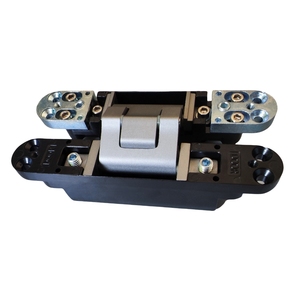 Chaude Moderne 3D Noir 180 Degrés Réglable <span class=keywords><strong>Porte</strong></span> En Bois <span class=keywords><strong>Placard</strong></span> Dissimulé <span class=keywords><strong>Invisible</strong></span> <span class=keywords><strong>Charnière</strong></span> 40 60kg 80kg 100kg Heavy Duty En Alliage De Zinc - Product Image 3