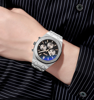 Exclusivo Reloj Cronógrafo SKMEI 9296 para Hombre con Función de Fecha, Ideal para Jóvenes Profesionales y Coleccionistas de Moda Masculina