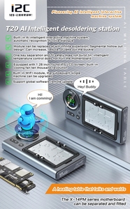 I2C T20 AIสมาร์ทDeSoldering Station PreheatingตารางสําหรับAndroid PCB ICเมนบอร์ดซ่อมเครื่องมือสําหรับ<span class=keywords><strong>Iphone</strong></span> X-15 Series - Product Image 6