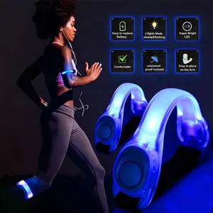 Glow Band Bracelets For Running Cycling Walking Safety Gear Visibility Wristband Ankle Band Belt LED Armband Lights