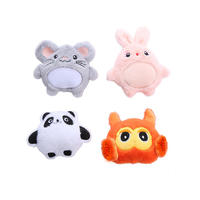 Jouet pour chat interactif apaisant et amusant à mâcher en forme de lapin panda en peluche écologique Snowspaws