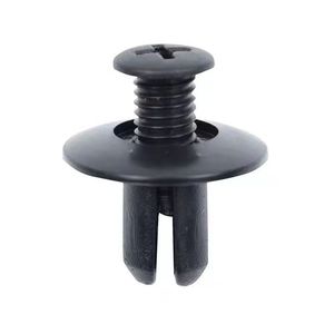 Yilai Auto <b>Parts</b> Plastic Rivet Clips For Car Fender Liner Repair <b>Universal</b> Fasteners 10mm Black - Product Image 2