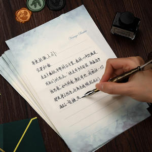 Papier à lettres romantique 120mmx210mm, style européen vintage, papier d'écriture artistique pour cadeau personnel - Product Image 4