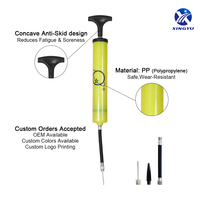 Pompe à main portable mini basse pression en PP, légère et durable, avec aiguille pour ballons de football et de sport – Meilleure vente