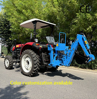 Accessoire de rétrocaveuse compacte pour tracteurs, destiné aux concessionnaires |   Rétrocaveuse à attelage 3 points entraînée par la prise de force