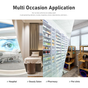 Camice da Laboratorio Bianco in Cotone a Maniche Corte Personalizzato per Farmacisti, Chimisti, Scienziati, Uniforme Medica per Ospedale, Dottori e Infermieri - Product Image 5