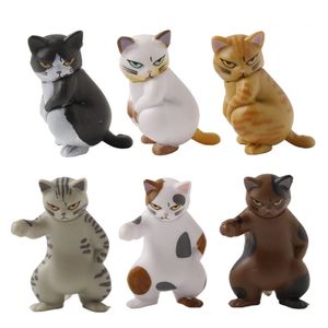 Statuette di <span class=keywords><strong>Gatti</strong></span> Cartoon Decorative <span class=keywords><strong>con</strong></span> Giocattoli <span class=keywords><strong>Anime</strong></span> per Scrivania e Action Figure - Product Image 1