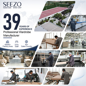 <span class=keywords><strong>Armadio</strong></span> <span class=keywords><strong>per</strong></span> Hotel con Specchio e <span class=keywords><strong>Ante</strong></span> <span class=keywords><strong>Scorrevoli</strong></span>, Stile Contemporaneo, Griglia di Ventilazione, Colore Legno Scuro - Product Image 6