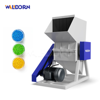 Broyeur-déchiqueteur électrique automatique à sec Walldorn haute capacité pour déchets plastiques, morceaux et tuyaux