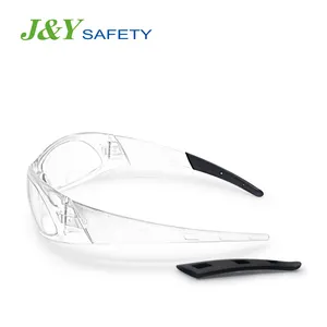 Anti-Fog And Anti-Scratch Polycarbonate Lenses Protective Safety Clear Googles For Eye Protection For Construction In China