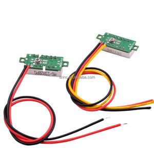 Elektrik kırmızı yeşil mavi beyaz sarı Mini 0.28 inç 2 3 teller dijital voltmetre LED ekran DC <span class=keywords><strong>2.3</strong></span>-30V 0-100V gerilim metre - Product Image 4