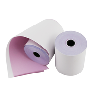 Rouleaux de papier thermique autocopiant 2 plis blanc/jaune pour imprimante de caisse enregistreuse POS