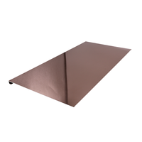 Tôle d'aluminium anodisé miroir bronze 5005 5052 de 0,21 mm à 3 mm avec AA20 pour façade de magasin de luxe et mur de hall d'hôtel haut de gamme