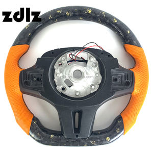 Volante in Pelle Traforata Arancione Personalizzato con Fibra di Carbonio Forgiata per <span class=keywords><strong>BMW</strong></span> G20 G30 G32 G38 <span class=keywords><strong>G11</strong></span> G12 Volante LED - Product Image 6