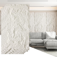 Revêtement mural en pierre souple et blanche, décoration murale pour la maison, panneau mural, placage en pierre de travertin, carrelage souple et flexible