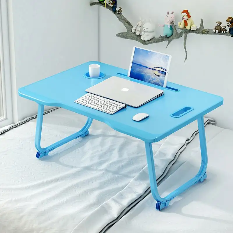 New design PP Plastic folding cheap laptop table computer desk small study stand Tray Bed Lap Sofa Home Office Uses Desk
