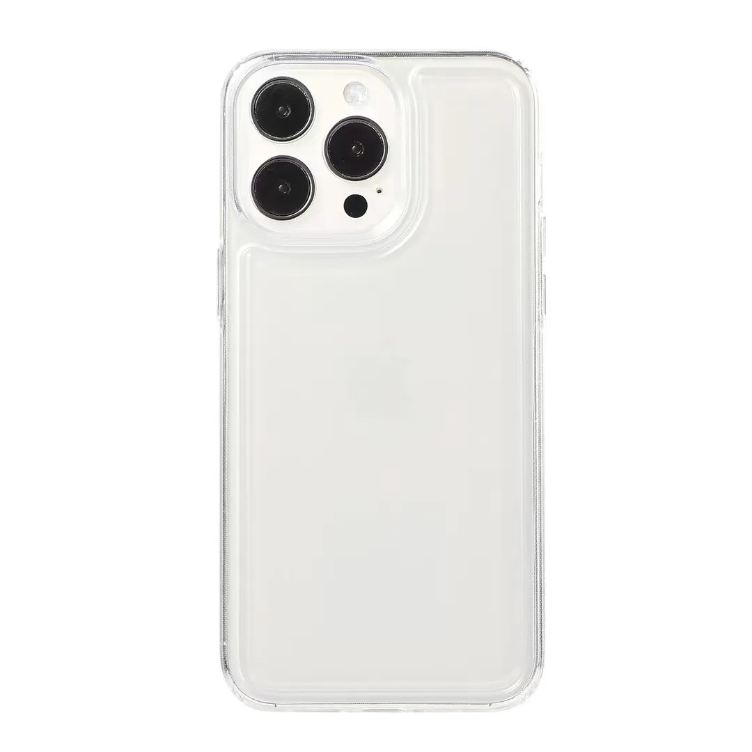 Capa transparente para celular, capa de TPU acrílico transparente para iPhone 14 Pro Max 6.7"" sublimação