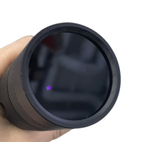 Filtre de lentille en verre noir transmettant les UV ZWB3 de qualité supérieure pour lampe torche UV 365 nm, compatible avec les longueurs d'onde 255 nm, 275 nm, 295 nm, 310 nm, 320 nm, 340 nm, 365 nm