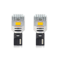 Ampoule LED de recul automobile T15 W16W Blanc Ambre Rouge, Ampoule LED de voiture T10 W5W T16 Ambre Blanc Canbus sans erreur CSP 5530, Feu de recul LED