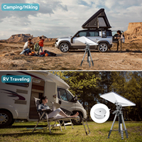 Adaptateur de trépied en alliage d'aluminium EDUP EP-SK0099 Starlink Mini Mount, filetage 1/4''-20, conception durable et légère, 24g, empattement de 75mm