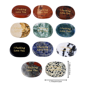 Giá rẻ nhất tùy biến tự nhiên đá khắc tôi yêu bạn phi đá máu tích cực inspirational đá - Product Image 3