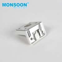 Accessoires de meubles pour armoires de cuisine - Connecteur en forme de L et supports d'angle muraux en plastique, supports triangulaires pour étagères