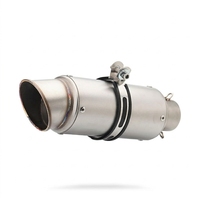 Motocross Racing Silencieux Couleur Acier Inoxydable 51 mm Moto Silencieux D'échappement Tube D'échappement Moto Tuyau