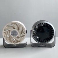 Ventilateur de bureau rechargeable par USB, 10000mAh, ventilateur de table portable, commande tactile, 100 vitesses avec lumière nocturne LED, ventilateur de refroidissement réglable