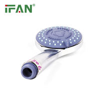 IFAN ISO15875 Pommeau de douche de salle de bain facile à installer Pommeau de douche en acier inoxydable chromé Filtre de pommeau de douche