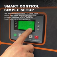 Kompresor Udara Sekrup Portabel DEEMACH 8Bar 17m³/menit Alternatif Atlas Copco Mesin Diesel 110KW untuk Konstruksi / Sandblasting