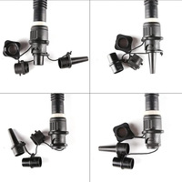 Adaptateur de valve d'air DC-49SUP pour bateau gonflable et lit gonflable, pour paddleboard et kayak, en plastique et cuivre, avec tête de raccordement de 10 pieds