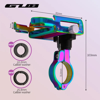 Support de téléphone pour vélo en aluminium GUB P30 pour appareils de 3,5 à 7,5 pouces, diamètre de serrage de 22,2 mm, largeur de 601 à 700 mm, support pour vélo/trottinette/moto