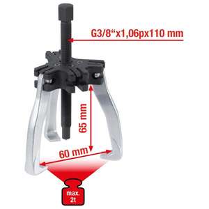 KS TOOLS - 640.4204 Extracteur universel 2 + 3 bras-EAN 4042146421789 EXTRACTEUR MÉCANIQUE - Product Image 2