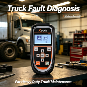 Outil de diagnostic Xtruck Y006 EURO 6 pour véhicules lourds, capteur CAN, NOx, PM, AdBlue, SCR, J1939, kit de détection de panne pour camions - Product Image 1