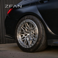 Jantes ZFAN professionnelles tout-terrain en alliage d'aluminium forgé, neuves et polies, 17-19 pouces, 827M, pour Jeep JK JL, pour G8X M3 M4