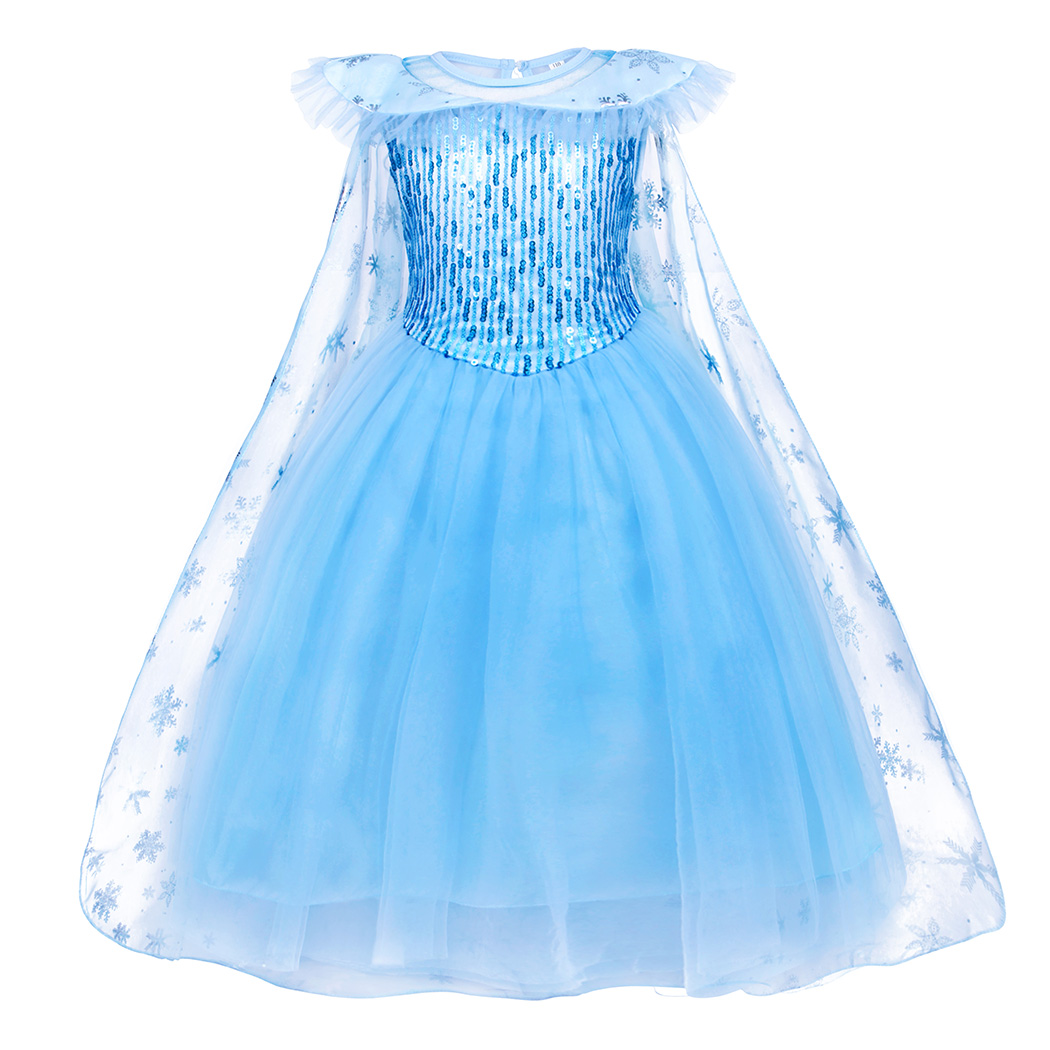 sachin and babi light blue dress CIYTI Light Up Girls Halloween Costume Snow Princess Dress Ice Christmas  Costumes Toddler Kids Costume with