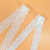 DIY Vêtements Accessoires de Couture Floral Brodé Dentelle Ruban Tricot Dentelle Élastique pour Textile Vêtement