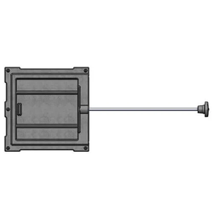 Nouvelle vanne <span class=keywords><strong>de</strong></span> cheminée moderne en fonte pour foyer - Product Image 2