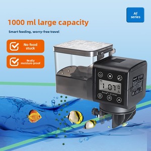 Dispositif d'alimentation programmable intelligent Jebao pour poissons d'aquarium et tortues, distributeur automatique de nourriture pour poissons, grande capacité 1000 ml, AF-750 AF-1000 - Product Image 2