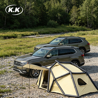 Tente de toit gonflable toutes saisons Kawagebo Kamp (KK) pour SUV avec colonne en TPU pour les voyages en famille