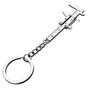 Xách Tay Mini Vernier <span class=keywords><strong>Caliper</strong></span> Với Keychain Kẽm Hợp Kim Kim Loại Vòng Cai Trị Đo Đo Công Cụ Cho Phụ Kiện Phần Cứng - Product Image 3