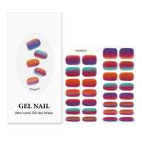 Huizi Produit de beauté pour ongles en gel UV, Vente en gros, Nouveaux autocollants pour ongles en gel UV, Faux ongles semi-durcis à presser