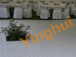 Tienda de campaña de boda portátil con enclavamiento de alta calidad, sistemas de suelo de corte Modular, suelo deportivo de plástico PP para fiestas al aire libre - Product Image 5