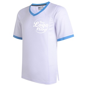 ชุดทีมฟุตบอล OEM แบบสั่งทำพิเศษ ปักโลโก้และชื่อได้ เสื้อแข่งสำหรับผู้ชายและเยาวชน - Product Image 1